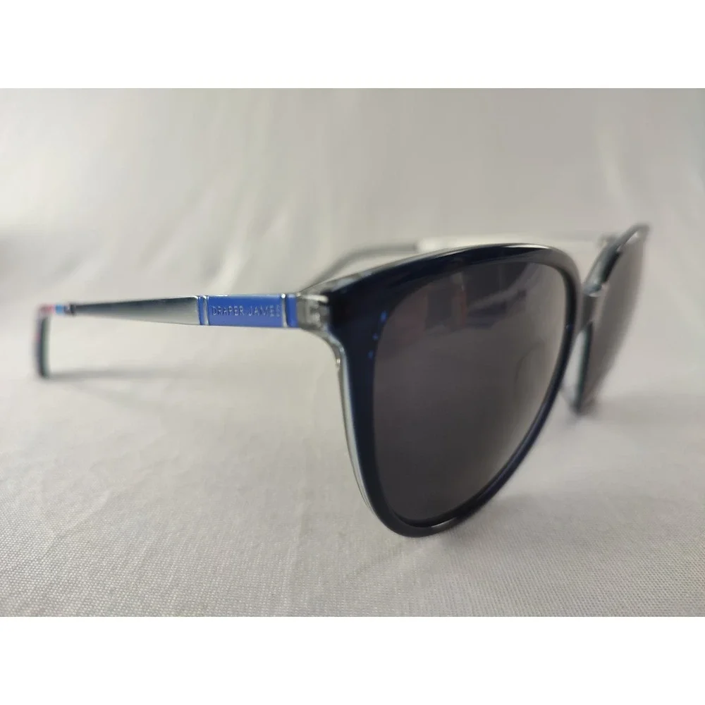 Draper‎ James DJ7038 Sunglasses Indigo Blue Floral 56-17-140 Women's New In Case